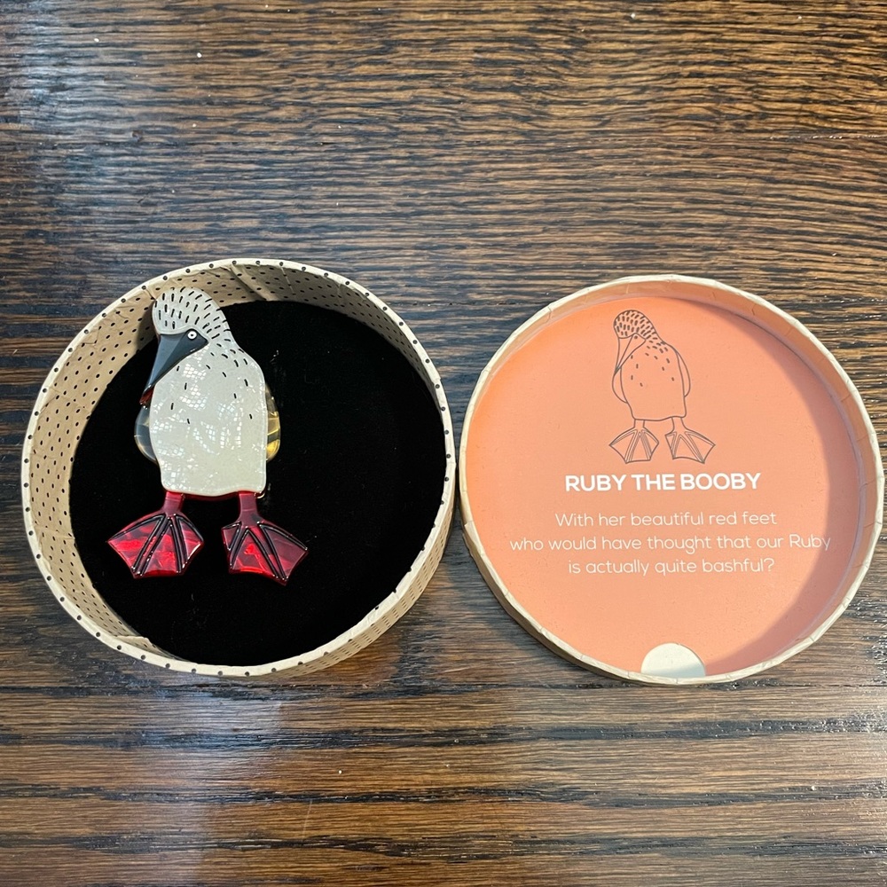 COPY - Ruby the Booby Erstwilder Brooch
